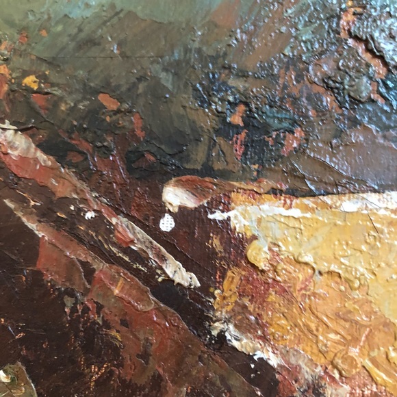 Acrylic Painting Street Scene by Bastion - Picture 8 of 13